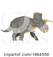 Poster, Art Print Of Triceratops