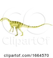 Poster, Art Print Of Green Small Dinosour