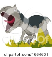 Poster, Art Print Of Dangerous Dinosaur