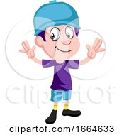 Poster, Art Print Of Happy Boy With Hat