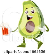 Poster, Art Print Of Avocado With Beer