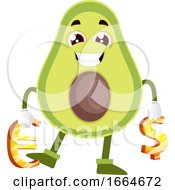 Poster, Art Print Of Avocado With Money Sign