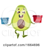 Poster, Art Print Of Avocado With Box Sale