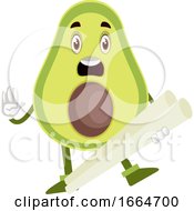 Poster, Art Print Of Avocado With Plans