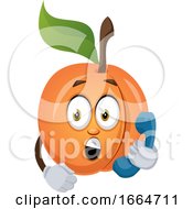 Apricot Speak On Telephone