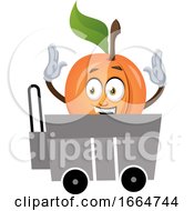 Poster, Art Print Of Apricot In A Cart