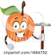 Poster, Art Print Of Apricot With Hammer