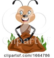 Poster, Art Print Of Happy Ant
