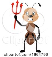 Poster, Art Print Of Ant With Devil Spike