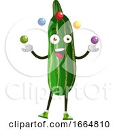 Poster, Art Print Of Cucumber Juggling