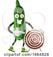 Poster, Art Print Of Cucumber With Target