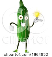 Poster, Art Print Of Cucumber With Lightbulb