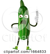 Poster, Art Print Of Cucumber With Injection