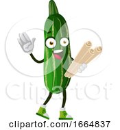 Poster, Art Print Of Cucumber With Plans