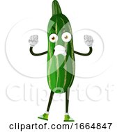 Poster, Art Print Of Angry Cucumber