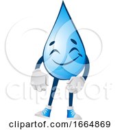Poster, Art Print Of Cute Water Drop