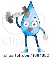 Water Drop Lifting Weights by Morphart Creations