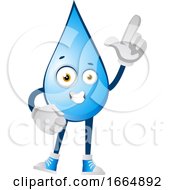 Poster, Art Print Of Water Drop With One Hand In Air