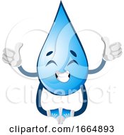 Poster, Art Print Of Happy Water Drop