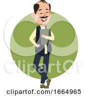 Poster, Art Print Of Happy Man With Notebook