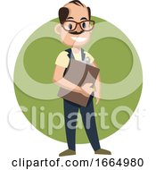 Poster, Art Print Of Businessman With Workplan
