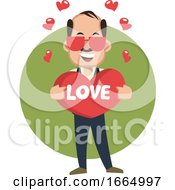 Poster, Art Print Of Man With Big Heart