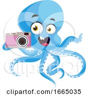 Poster, Art Print Of Octopus With Camera