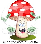 Poster, Art Print Of Mushroom With Money