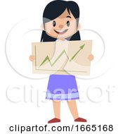 Poster, Art Print Of Girl Holding Sign