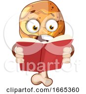Surprised Chicken Leg Reading A Book