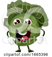 Poster, Art Print Of Happy Cabbage