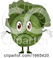 Poster, Art Print Of Confused Cabbage