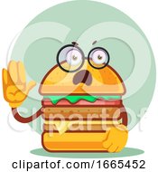 Poster, Art Print Of Burger With Glasses