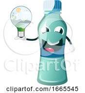 Poster, Art Print Of Bottle Is Holding Bulb