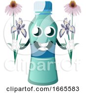 Poster, Art Print Of Bottle Is Holding Flowers