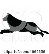 Poster, Art Print Of Dog Pet Animal Silhouette
