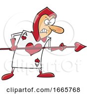 Cartoon Playing Card Soldier