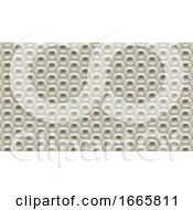 Poster, Art Print Of Background Of Hexagons