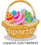 Basket Of Easter Eggs by cidepix