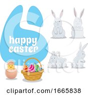 Poster, Art Print Of Happy Easter Greeting