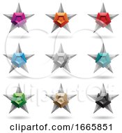 Star Pentagon Icons