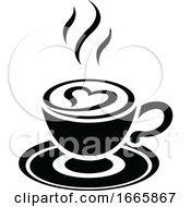 Poster, Art Print Of Black And White Coffee Cup