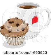 Coffee Mug And Muffin by cidepix