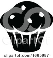 Black And White Chocolate Muffin