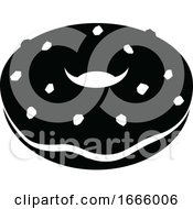 Black And White Donut by cidepix