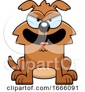 Poster, Art Print Of Cartoon Evil Brown Dog