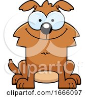 Poster, Art Print Of Cartoon Brown Dog