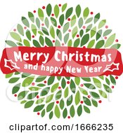 Merry Christmas And Happy New Year Greeting