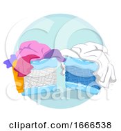 Poster, Art Print Of Sorting Out Laundry