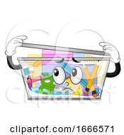Poster, Art Print Of Mascot Container Full Things Illustration